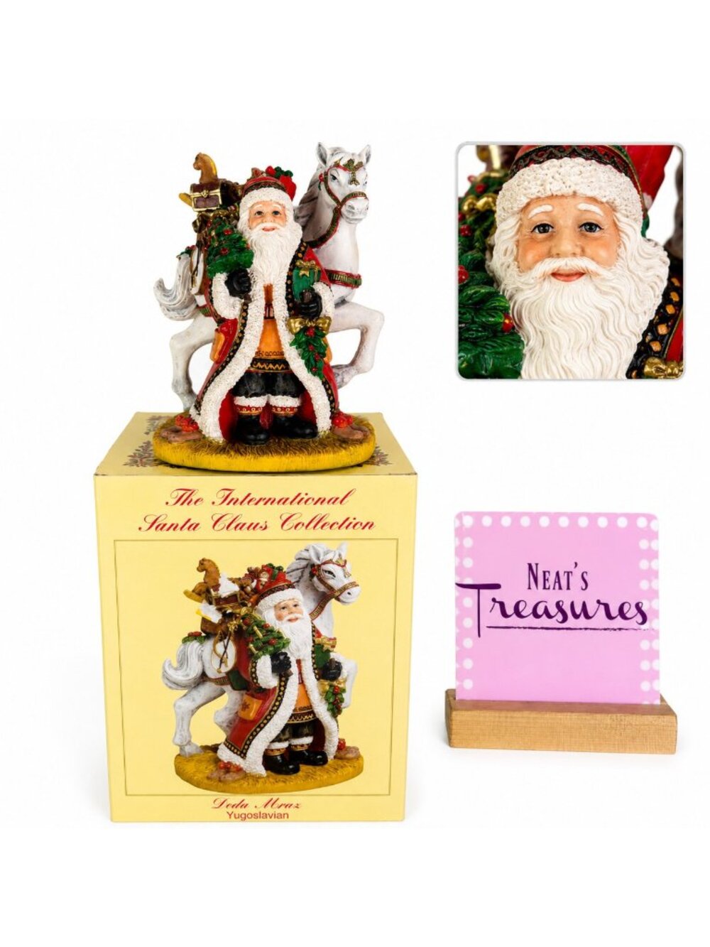 2005 The International Santa Claus DADA MRAZ YUGOSLOVIA Christmas 4.5" Figurine